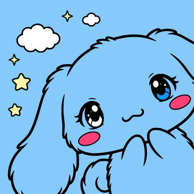 anime cinnamoroll cute fluffy
