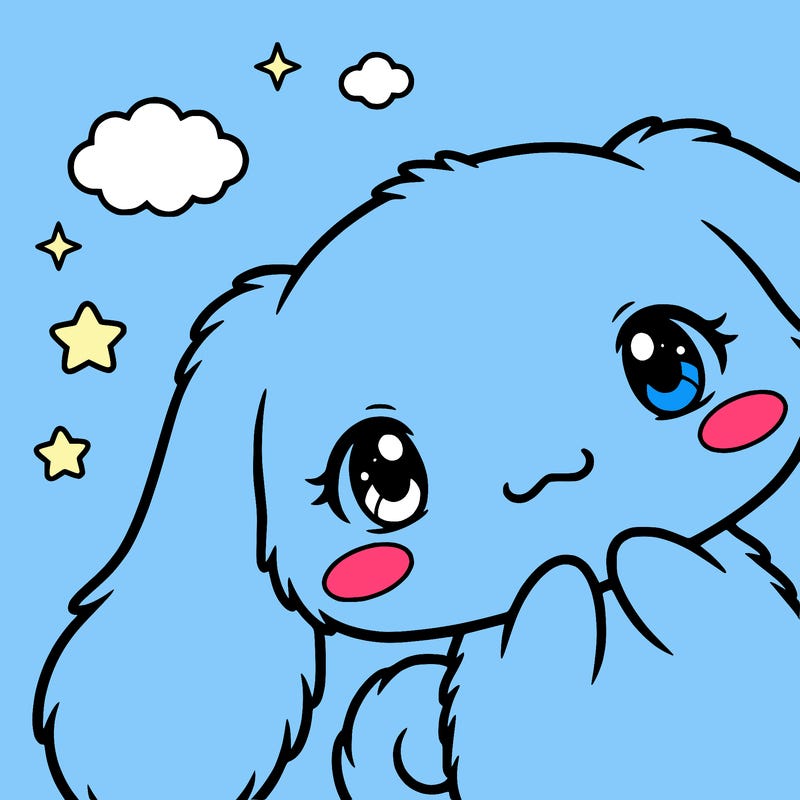 anime cinnamoroll cute fluffy