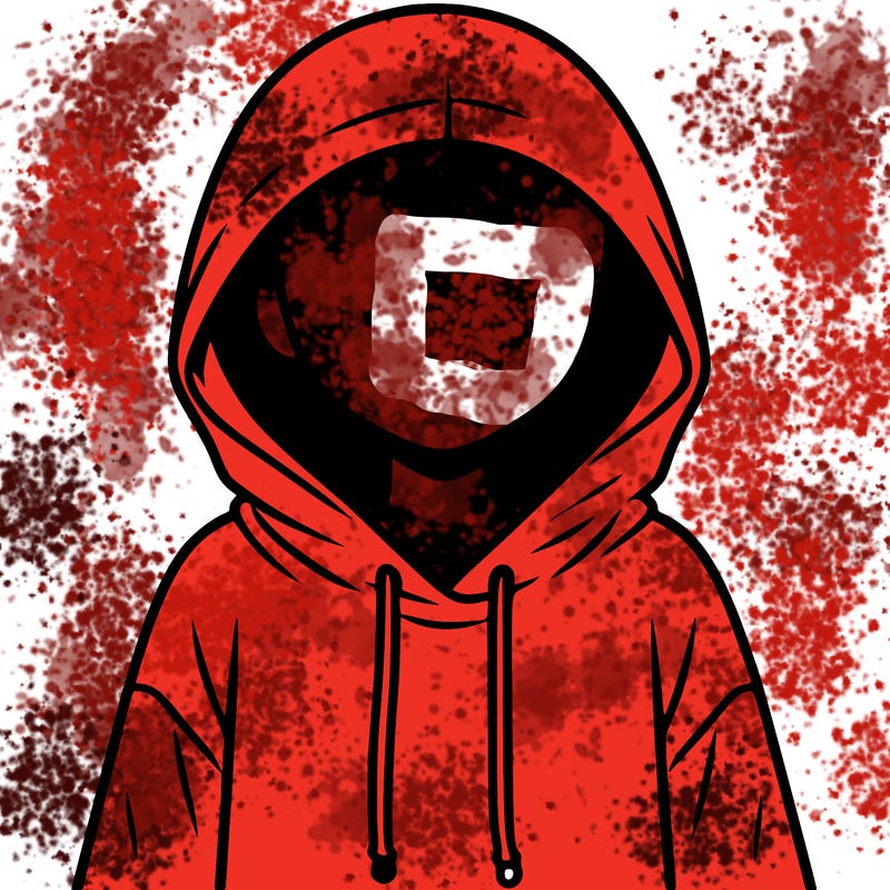 faceless girl in hoodie