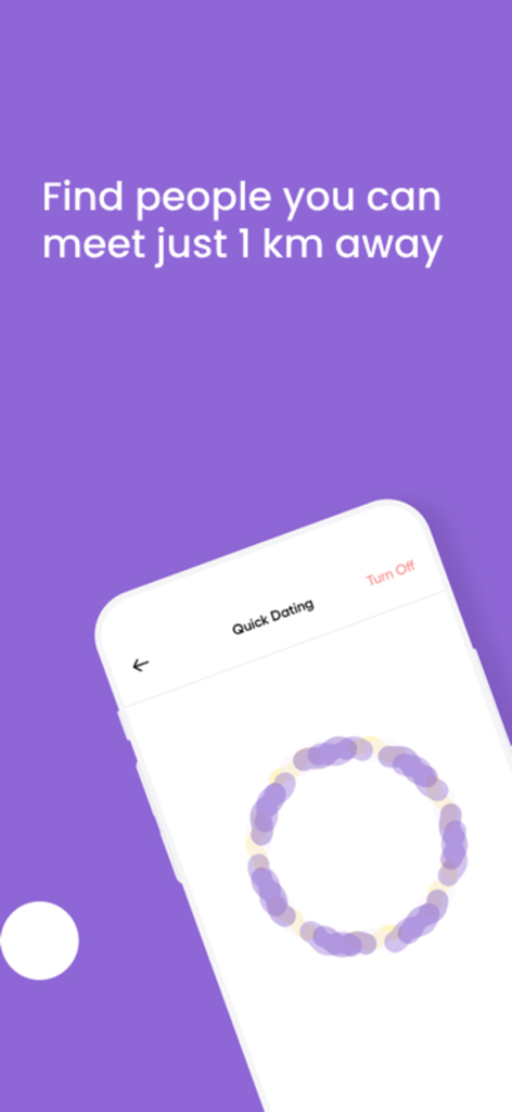 SUGAR - Dating with Sweetness - Sugar dating app feature for finding people nearby within 1 km