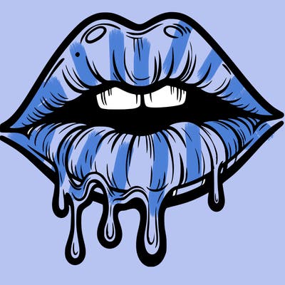 lips that look realistic and drip