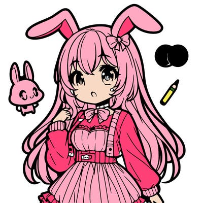 bunny anime girl