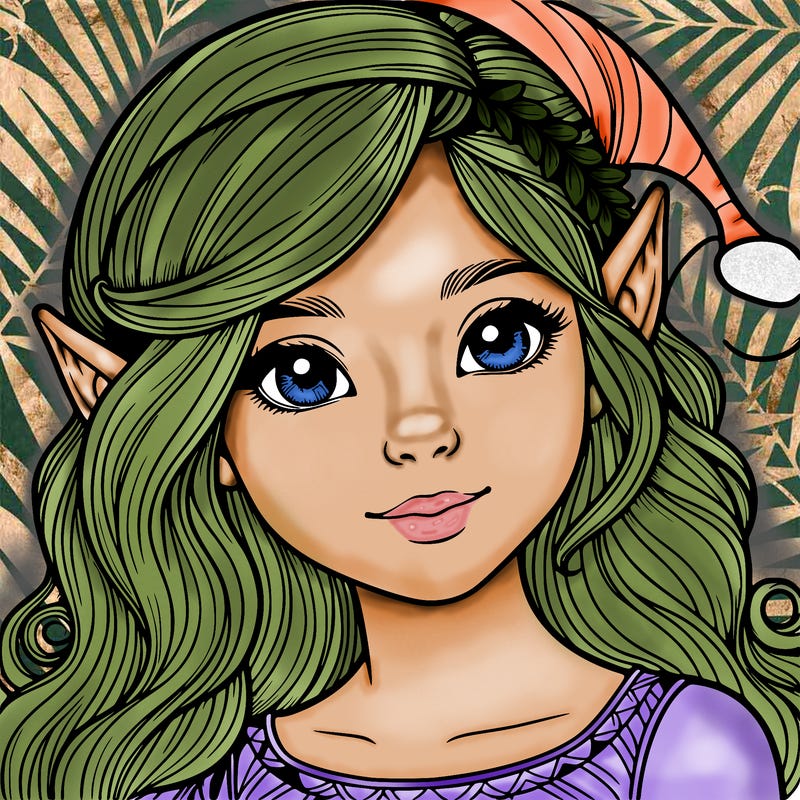 elf girl  realsistic