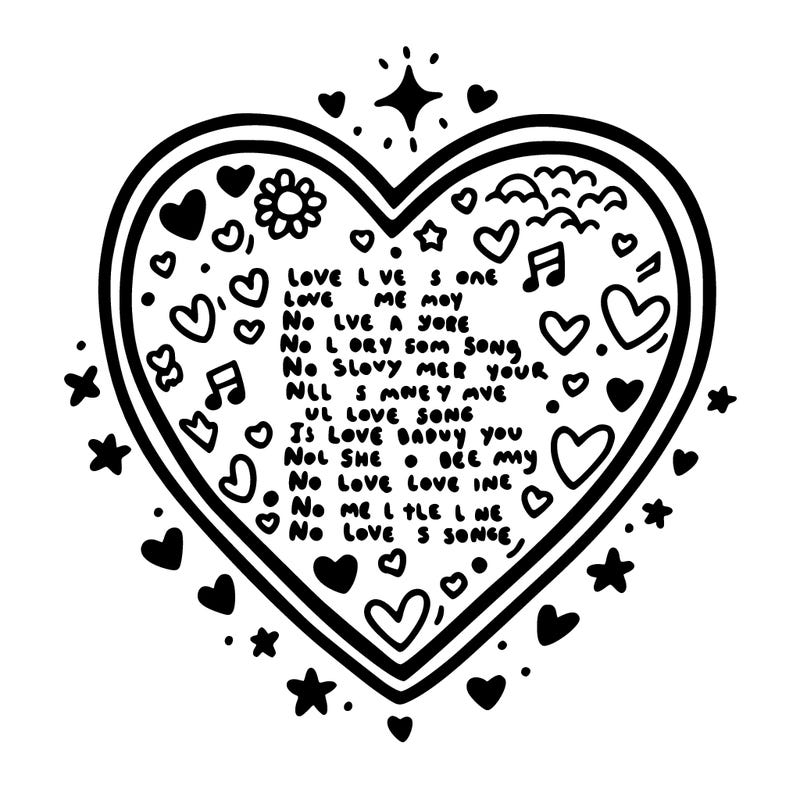 heart that has a love poem