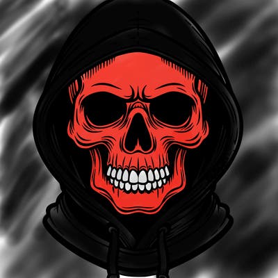 skull hoodie