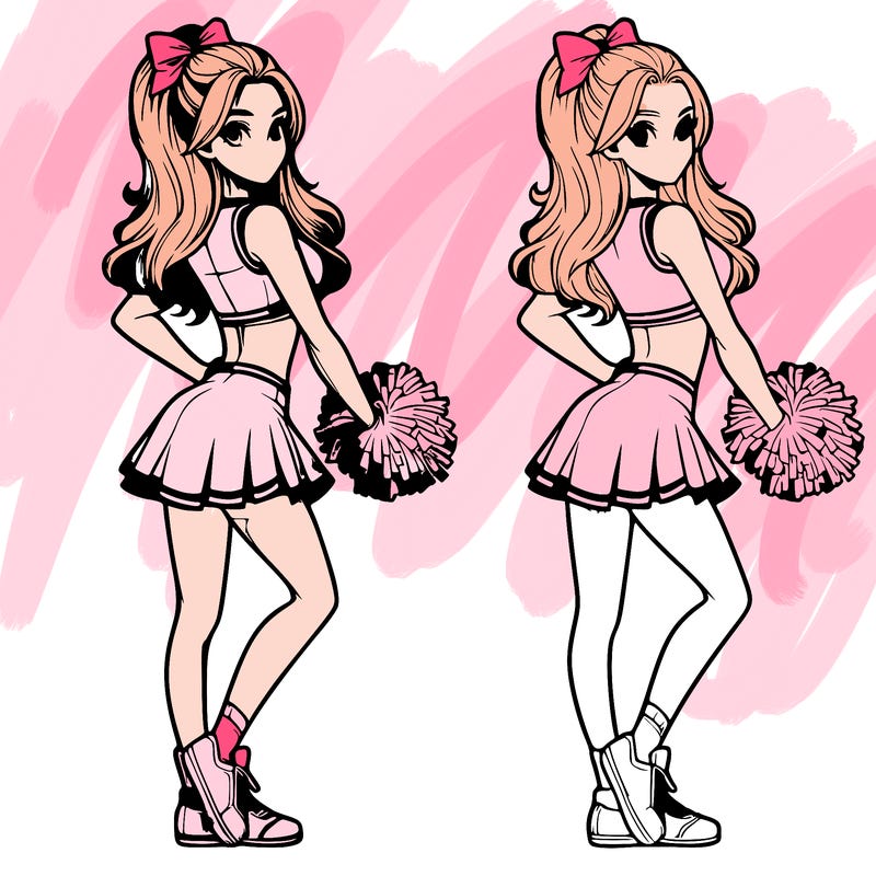 realistic cheerleader