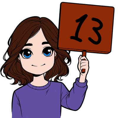 realistic girl holding up a sign