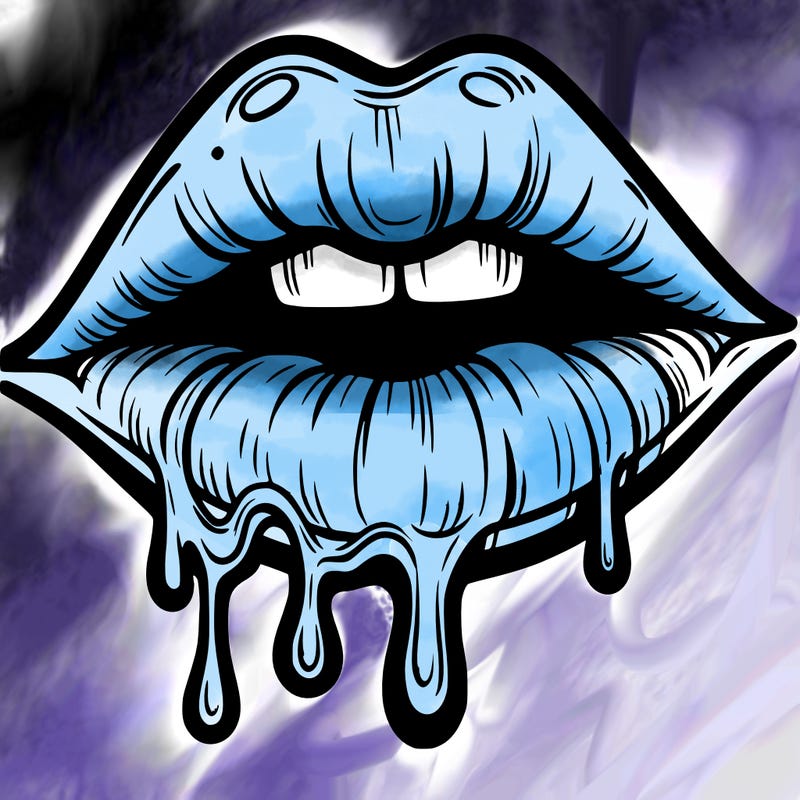 lips that look realistic and drip