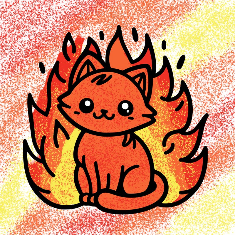 fire cat