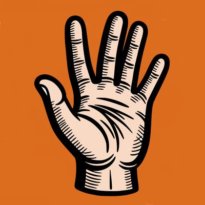 a simple hand