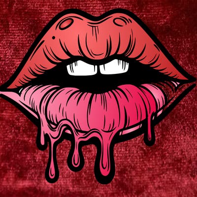 lips that look realistic and drip