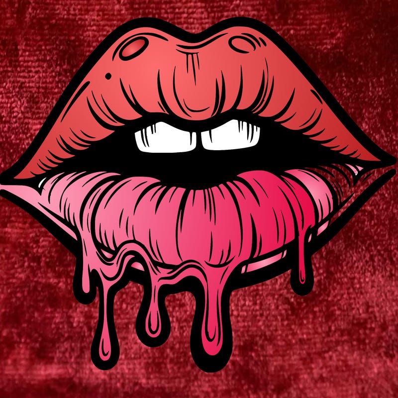 lips that look realistic and drip