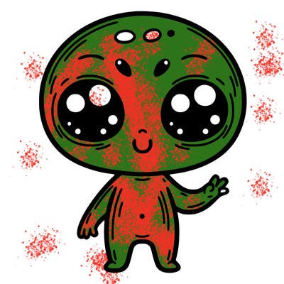 alien cute