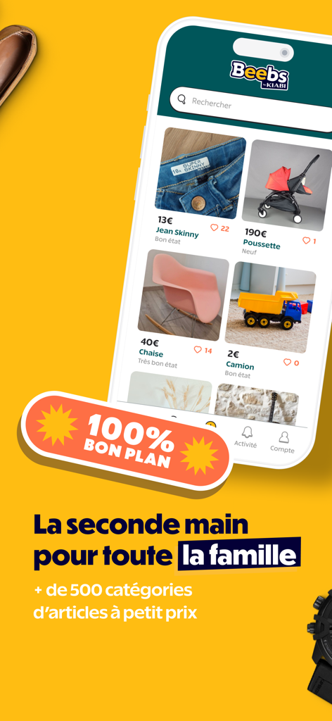 Beebs mobile app for second hand baby and kids items