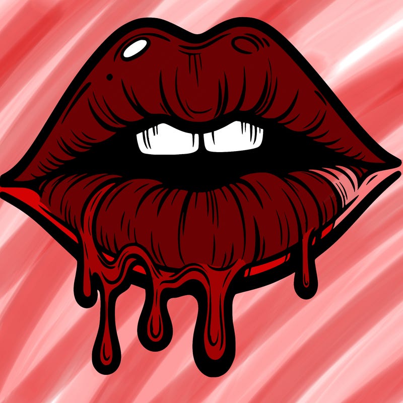lips that look realistic and drip