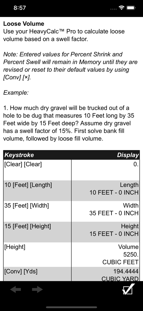 HeavyCalc Pro - Tutoriel de l'application HeavyCalc Pro pour le calcul du volume en vrac et des mètres cubes