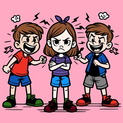 annoying brothers and a nine-year-old sister