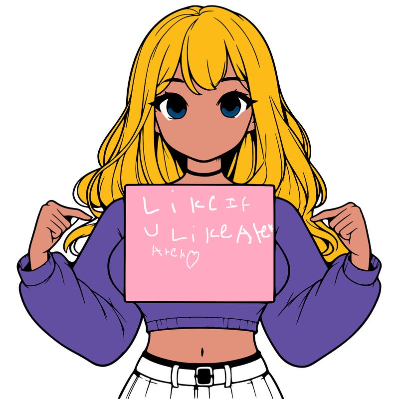 girl holding a blank sign in a long sleeve crop top