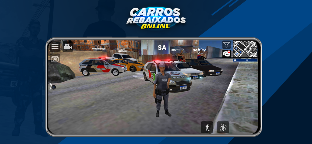 Carros Rebaixados Online - Online car meet with customized vehicles and players in Carros Rebaixados Online