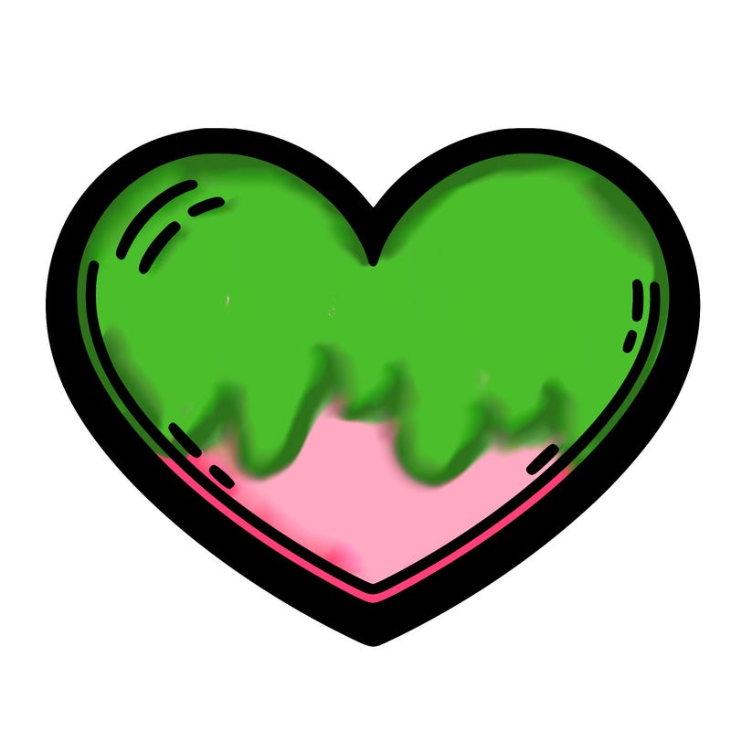 heart with no details or marks