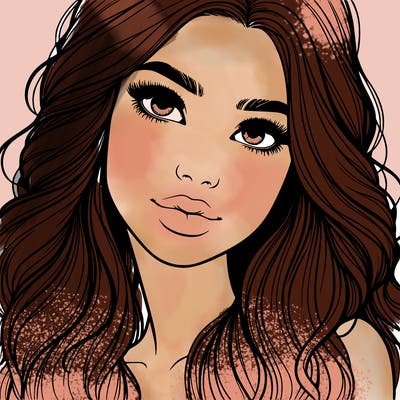 beautiful realistic girl