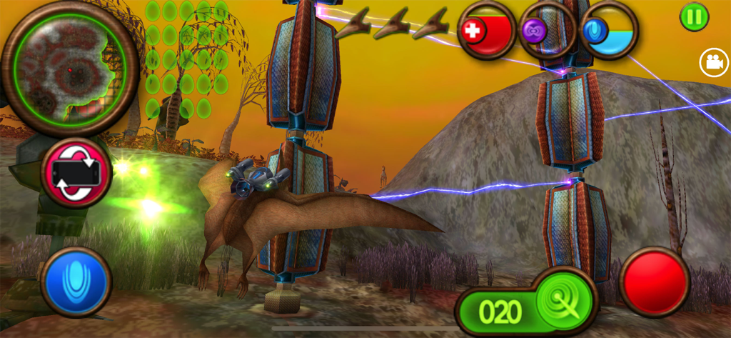 Nanosaur 2 | Pilot a Laser-Equipped Flying Dinosaur