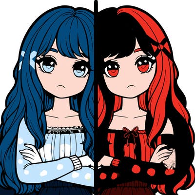 realistic girls split