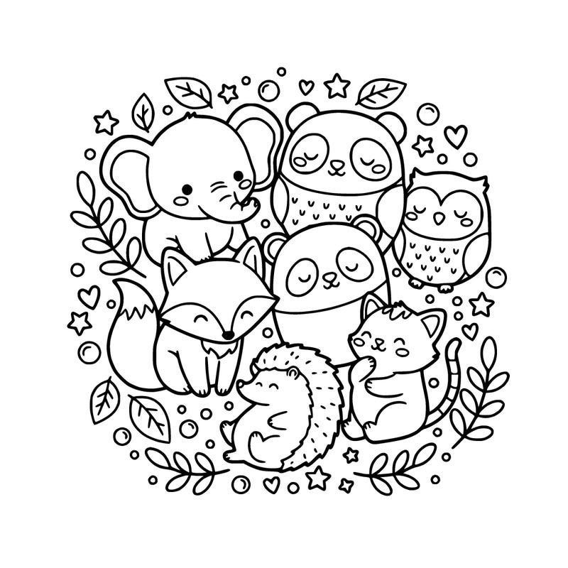 cute drawings of animals