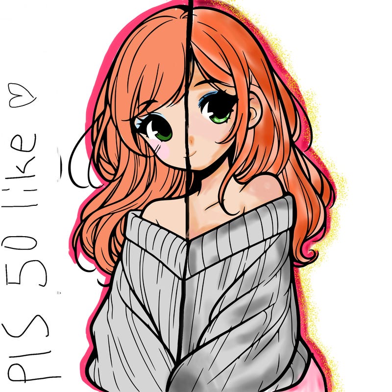 shy pretty girl wearing a sweater that is falling off one shoulder portrait