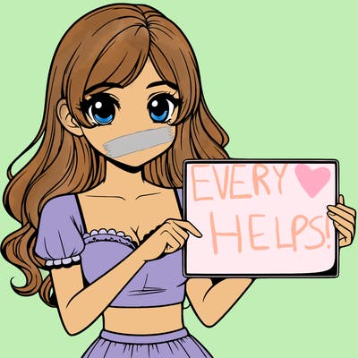 realistic pretty girl holding blank sign