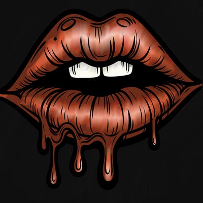 lips that look realistic and drip