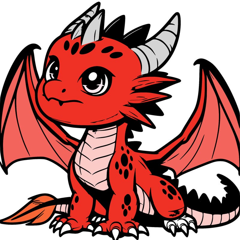 fierce baby night dragon