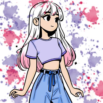 girl in a cute crop top