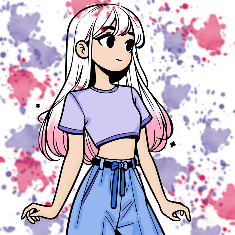 girl in a cute crop top