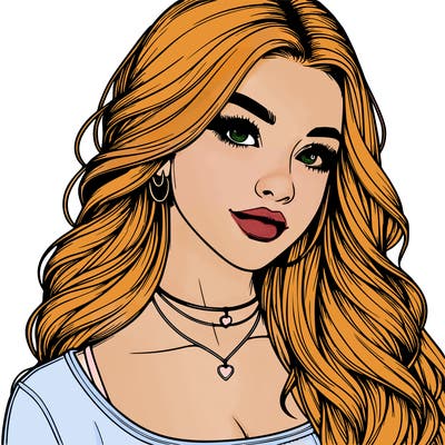 detailed realistic girl