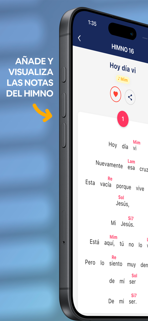 Himnario Digital IMPCH - Hymn lyrics with musical chords in the Himnario Digital IMPCH app