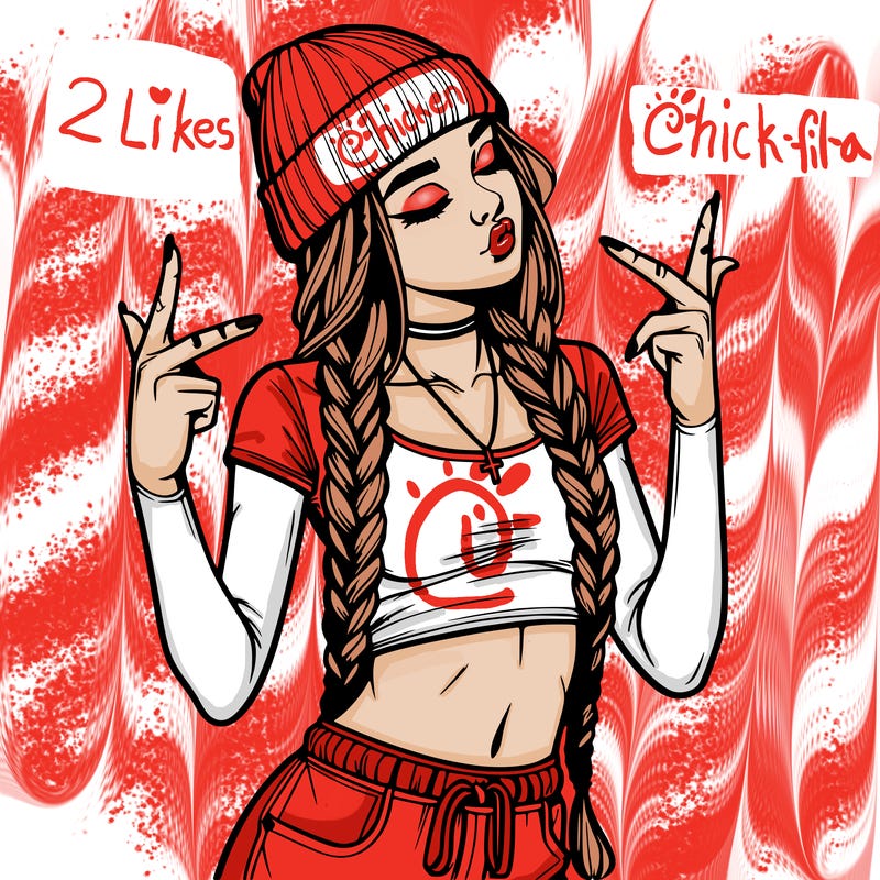 realistic teenage girl with braids and a beanie and crop top doing 🫶🏼