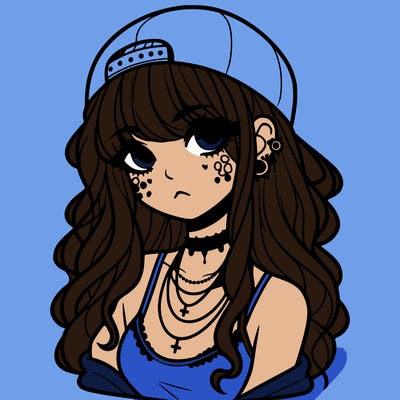 scene girl aesthetic