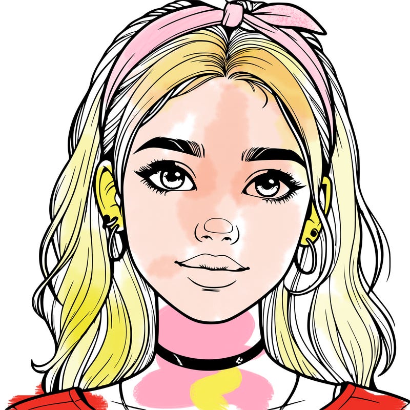 realistic teenage girl