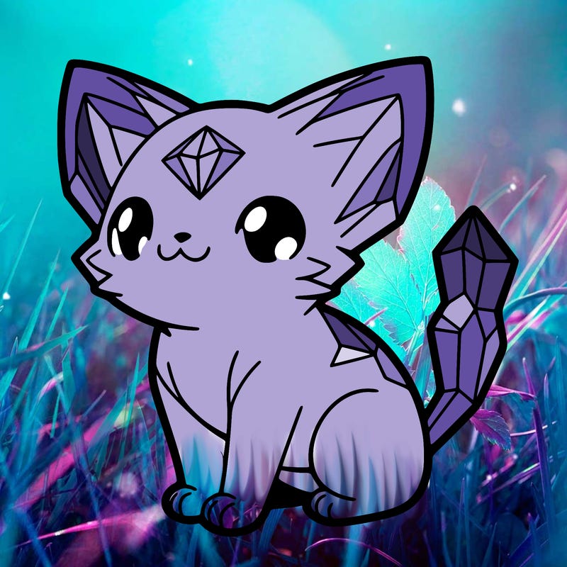 crystal kitten