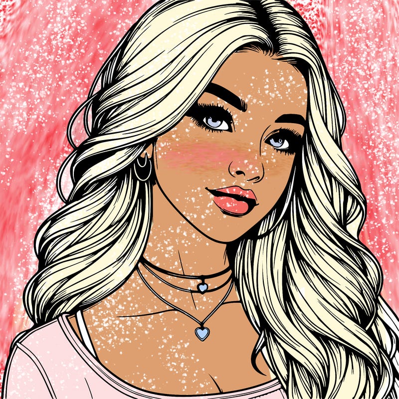 detailed realistic girl