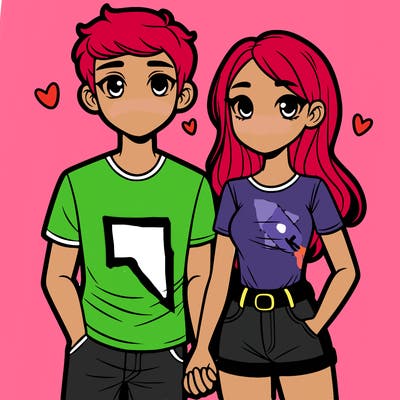 boyfriend and girlfriend