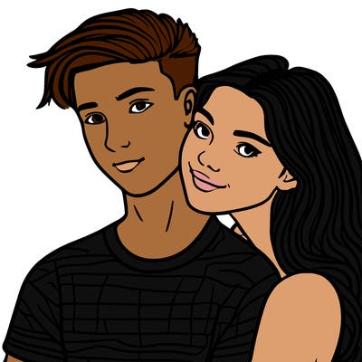 teenage girl and boy