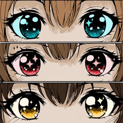 anime eyes