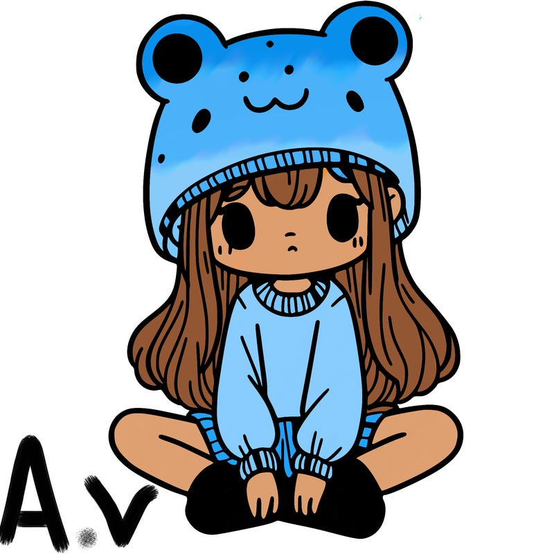 a girl wearing a frog hat and some frog socks