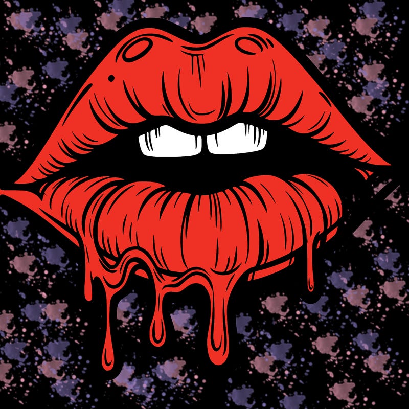 lips that look realistic and drip