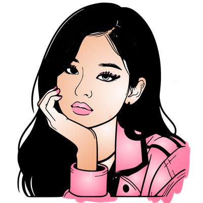 jennie blackpink realistic drawing