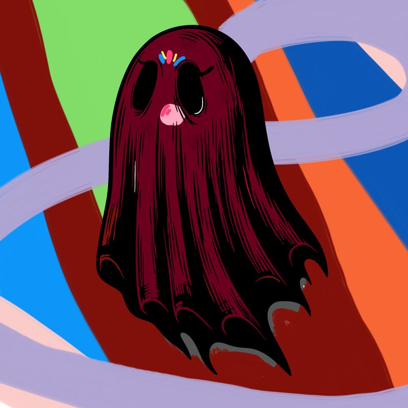 realistic creepy ghost