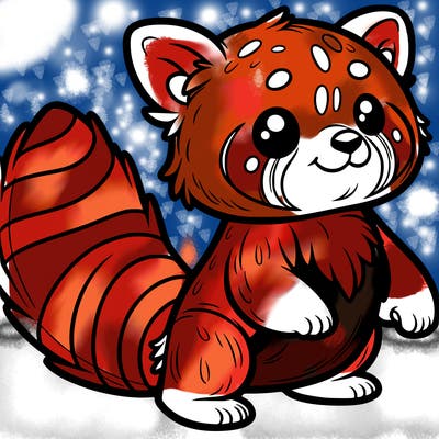 red panda
