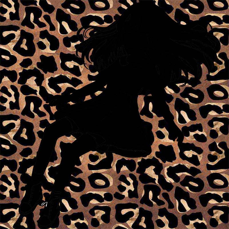 realistic girl floating